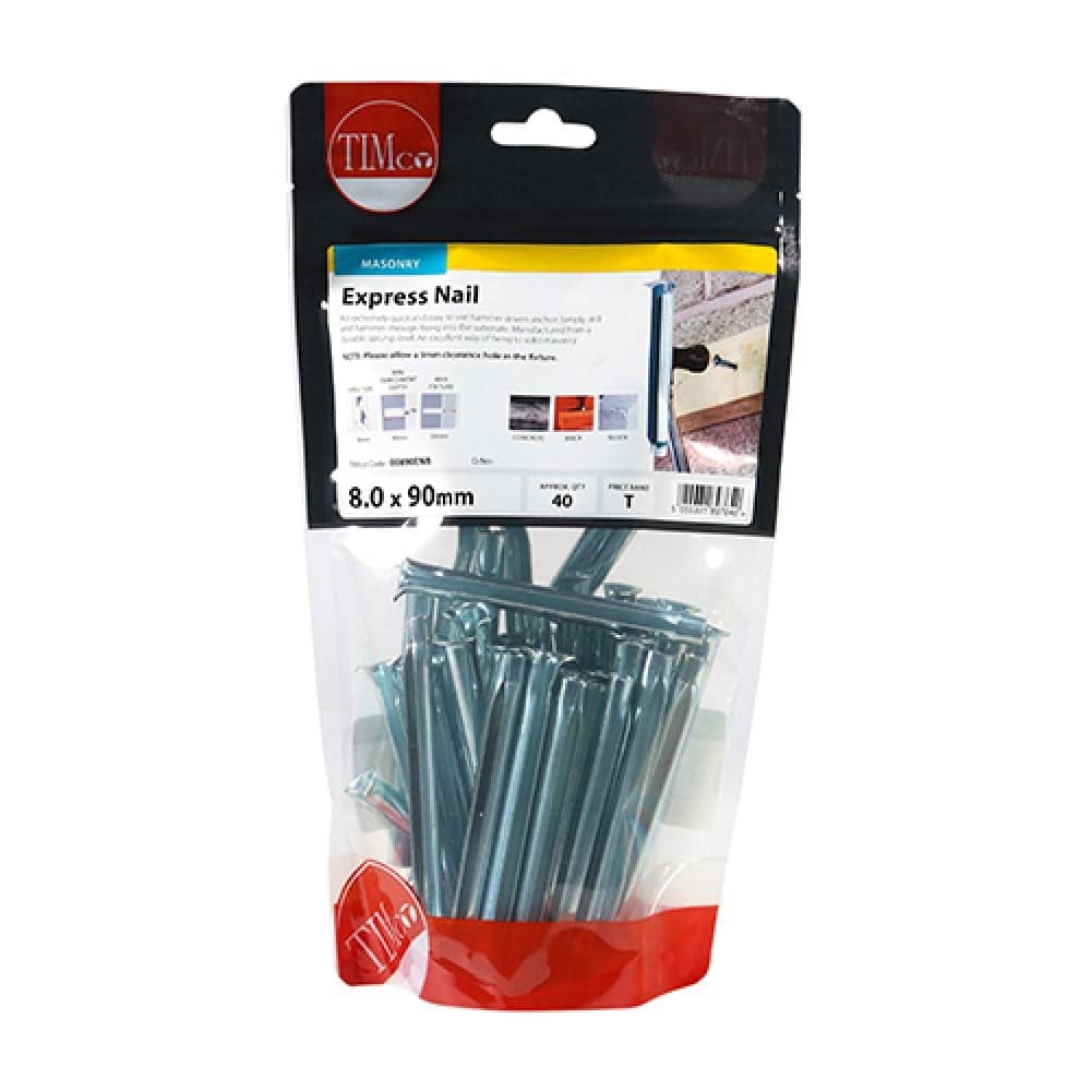 Timco 00890ENB Express Nails - Zinc 8.0 X 90 TIMbag 45