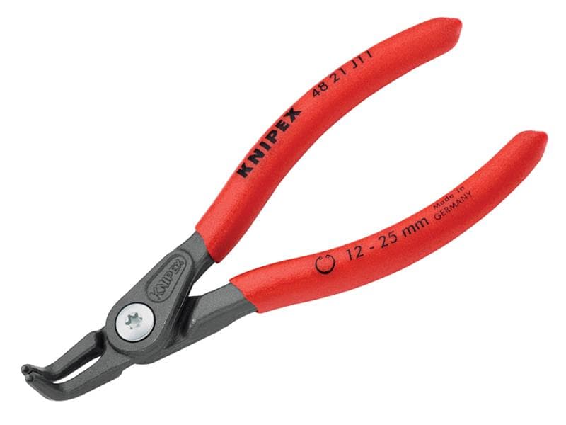Knipex 48 21 J11 SB Precision Circlip Pliers Internal 90° Bent 12-25Mm J11