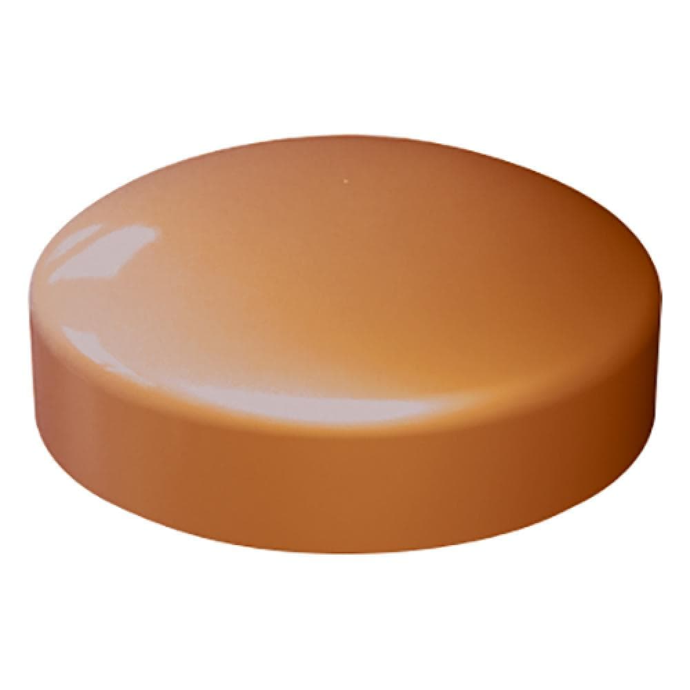Timco OAKPLAST Two Piece Screw Caps - Oak To Fit 3.5 To 4.2 Screw TIMpac 100