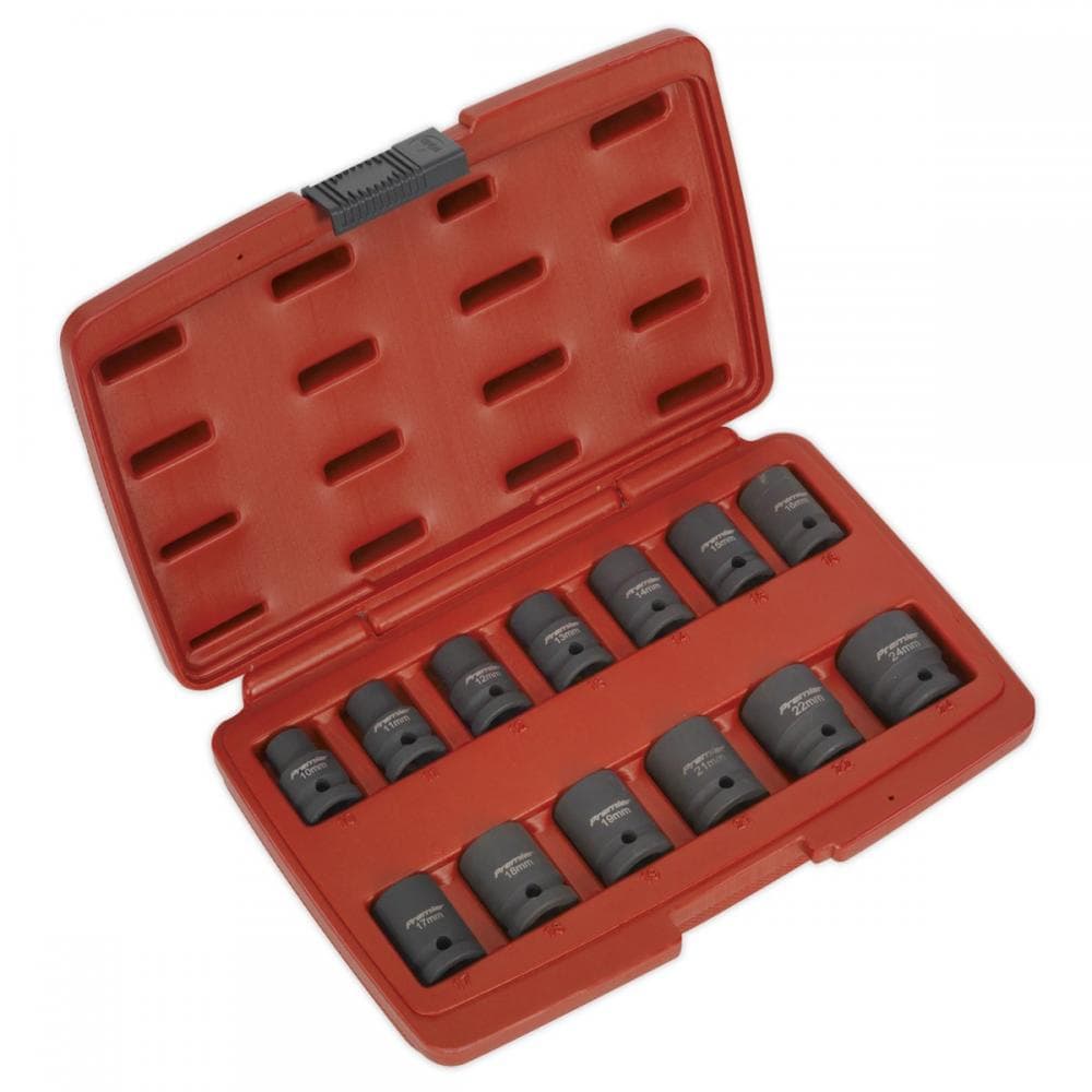 Sealey AK5613TD Impact Socket Set 13Pc 1/2inSq Drive Total Drive®