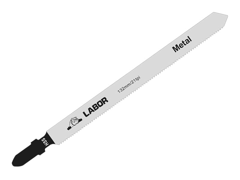 Labor Hss Jig Saw Blades - Metal | 132Mm | Per 5 LABZBJ00400