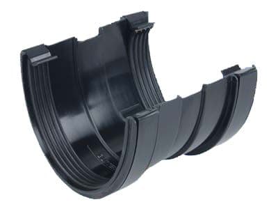 Wavin Osma DeepLine gutter union 113mm black 9T909B