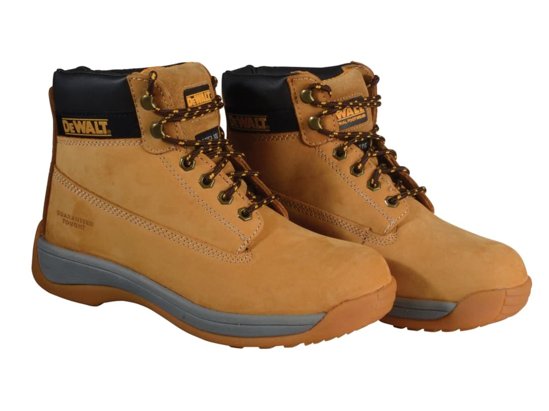 DEWALT Power Tools Apprentice Hiker Nubuck Boots Wheat UK 5 EUR 38