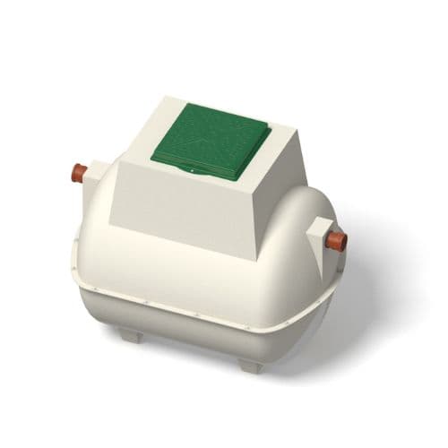 Marsh ENSIGN 4 Person Sewage Treatment Plant with 1000mm Riser & 200mm AVR Unit - Pumped Outlet