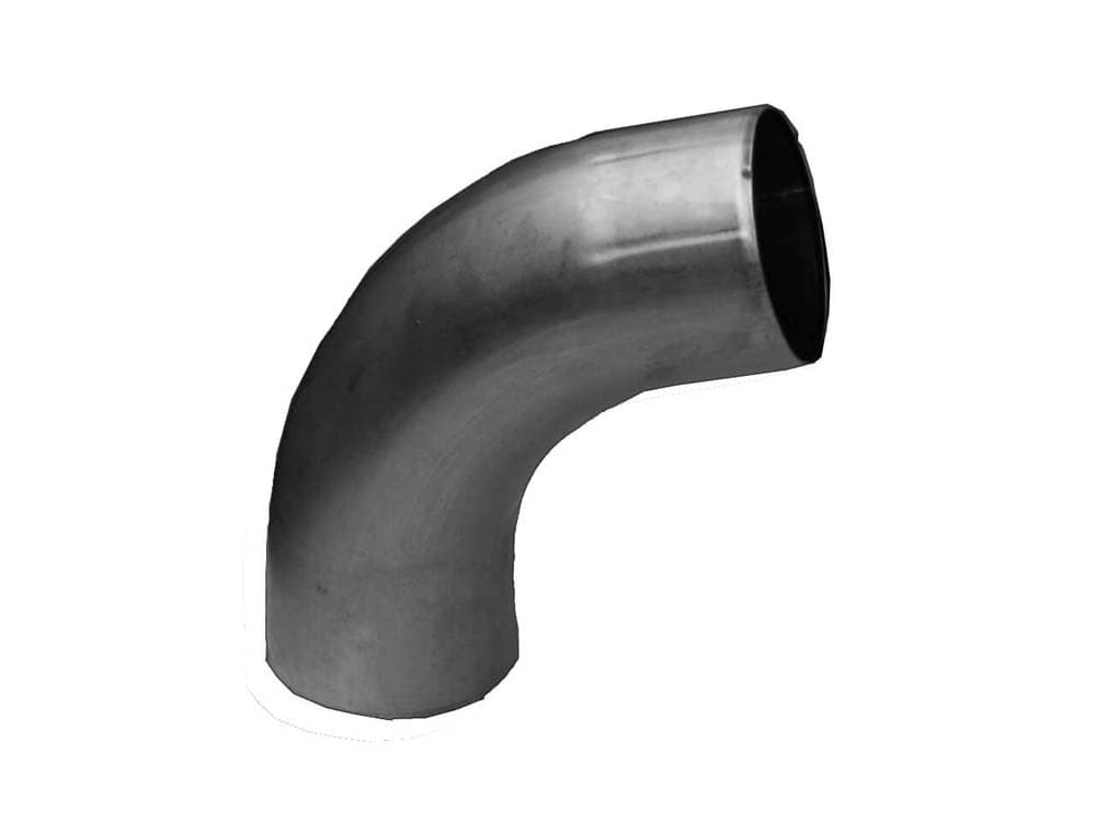 Zinc Round Downpipe Bend - 72 Degree x 80mm