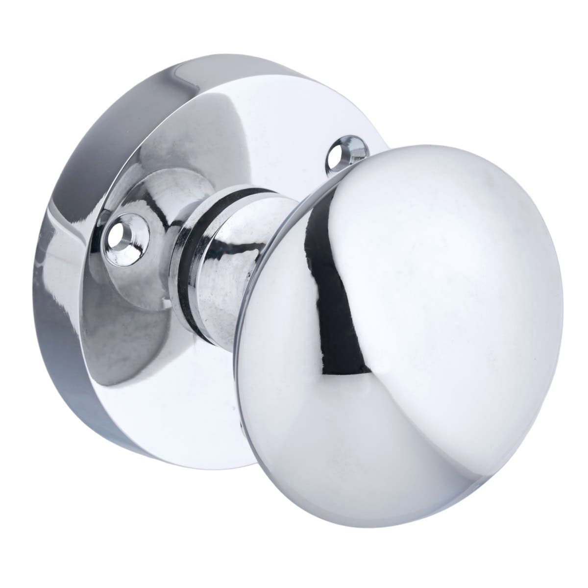 Victorian Mortice Door Knob - Chrome (Pair)