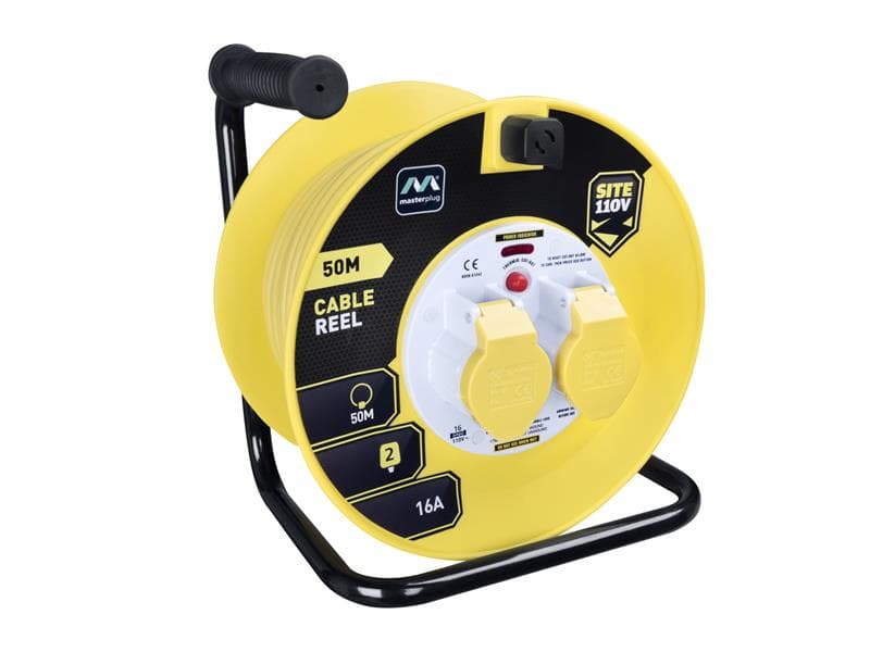 Masterplug LVCT5016/2-MP Cable Reel 110V 16A Thermal Cut-Out 50M
