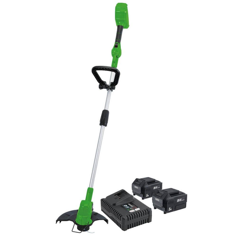 Draper 94580 D20 40V Grass Trimmer Kit 2 X 5.0Ah Battery 1 X Fast Charger each 1