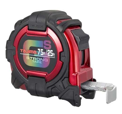 Tajima TAGAG3L27 Gs Lock Metric/Imperial Extra Stiff Tape Measure 7.5M