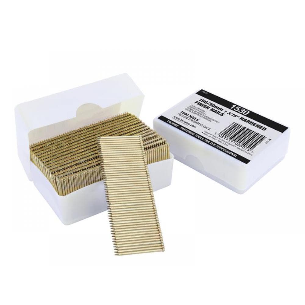 Tacwise 1530 15 Gauge Hardened Finish Nails 30Mm (Pack 1500)