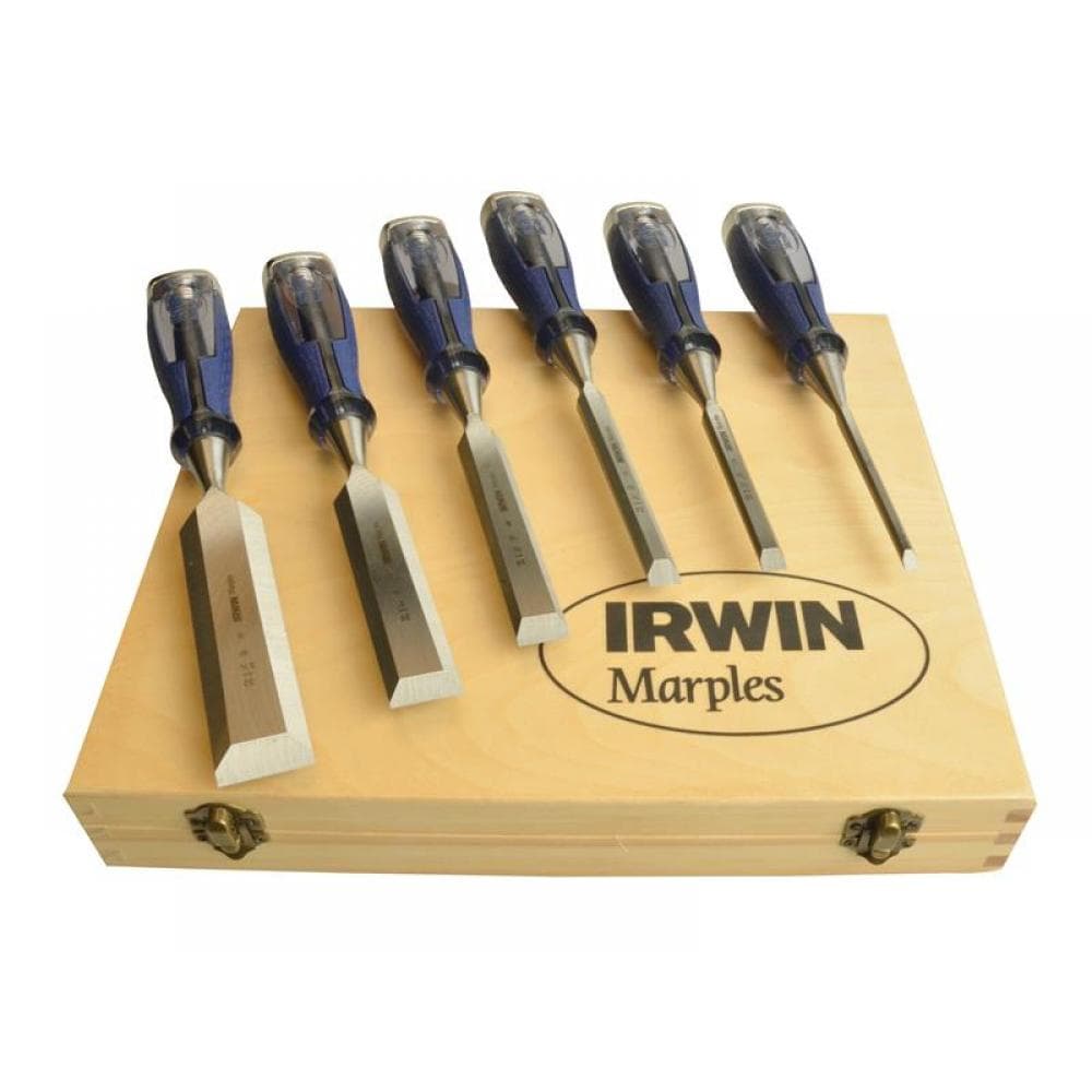 Irwin® Marples® 10503733 M750 Splitproof Pro Bevel Edge Chisel Set 6 Piece
