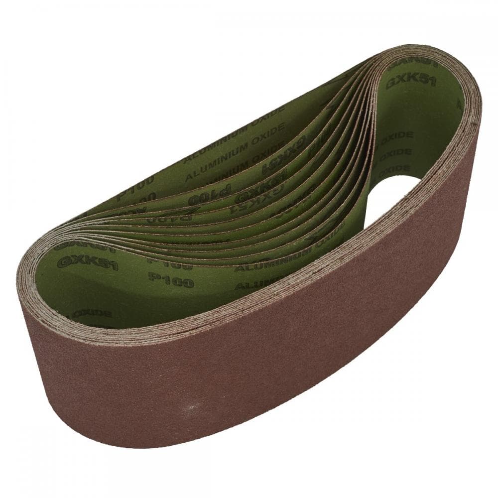Sealey WSB61100 Sanding Belt 100 X 610Mm 100Grit - Pack Of 10