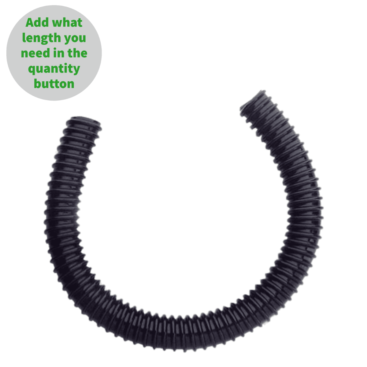Harcostar Universal Diverter & Overflow Extension Hose 25mm I.D (Units of 1 Metre) Original Organics