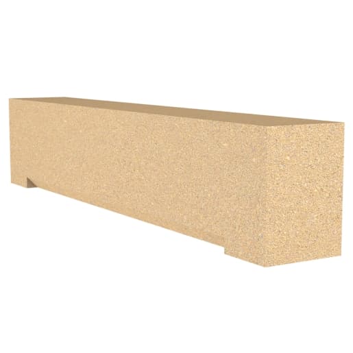 Forticrete Brown Aggregate Head Chamfered DH3 Bath, Size: 693x100x140mm