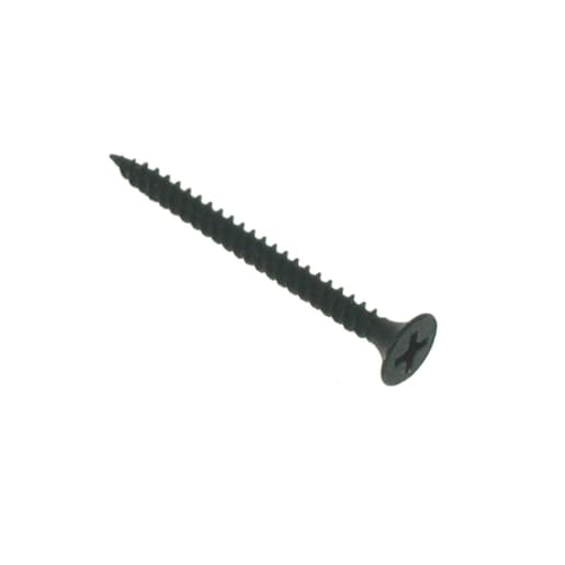 4Trade Black Box of 1000 Drywall Screw Bugle Heads, 3.5x38mm