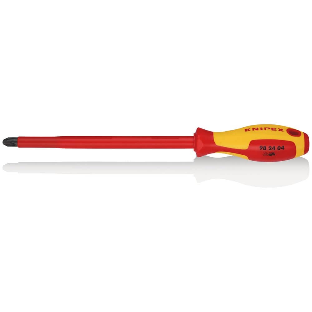 Knipex 98 24 04 Vde Insulated Screwdriver Ph4 X 200Mm each 1 18805