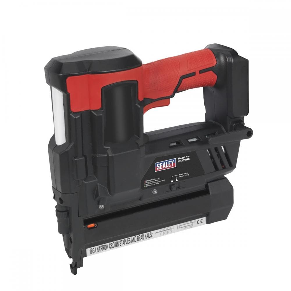 Sealey CP20VNG Cordless Nail/Staple Gun 18G 20V Sv20 Series - Body Only