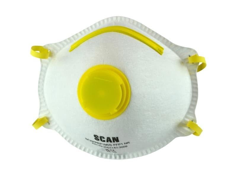 Scan DTC3M-F-3 Moulded Disposable Mask Valved Ffp1 Protection (Pack 3)