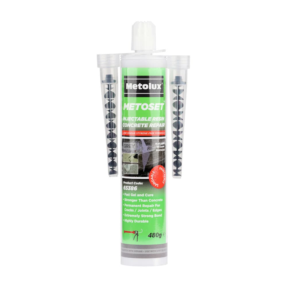 Metolux Metoset Concrete Repair Resin - Grey Cartridge 1 65386