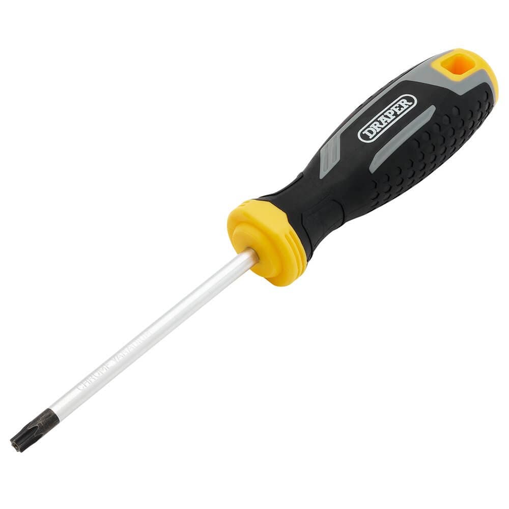 Draper Tx-Star® Tamperproof Soft Grip Screwdriver T30H X 100Mm Pk 1 13424