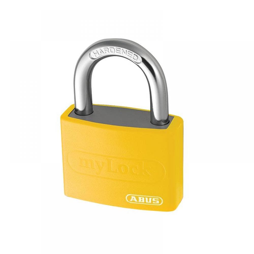Abus Mechanical 49934 T65Al/40Mm My Lock Aluminium Padlock Yellow Keyed Alike 6401