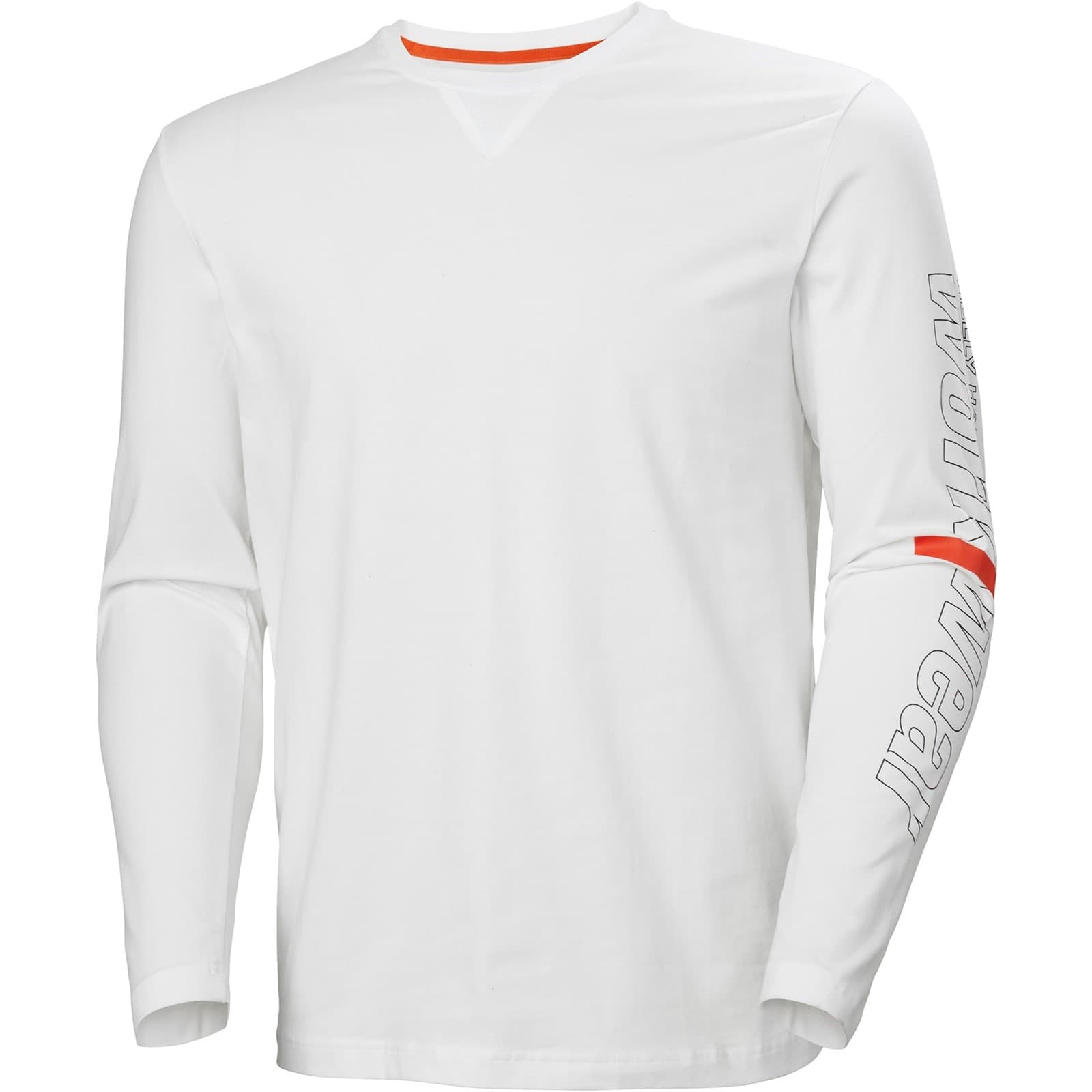 Helly Hansen Workwear Logo Longsleeve Size Sml White 38566-71871-03