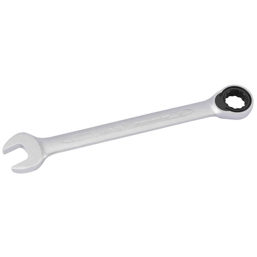 Elora 58600 Metric Ratcheting Combination Spanner 17Mm each