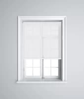 newblinds.co.uk Essence Fr 1% White 3m Battery Powered Roller Blinds PVC