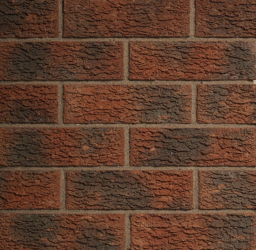 Carlton Brown Kirkby Rustic Facing Brick - Pack of 464, Size: 215x102.50x73mm