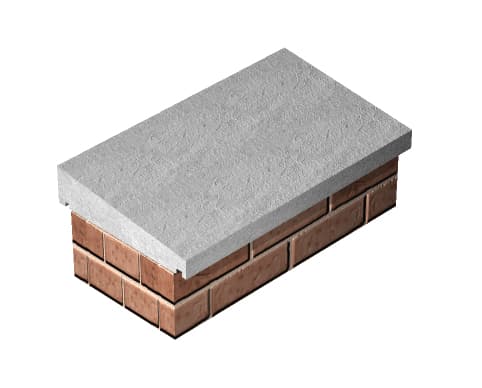 Supreme Once Weathered Coping Straight 400mm x 915mm - Pack of 15