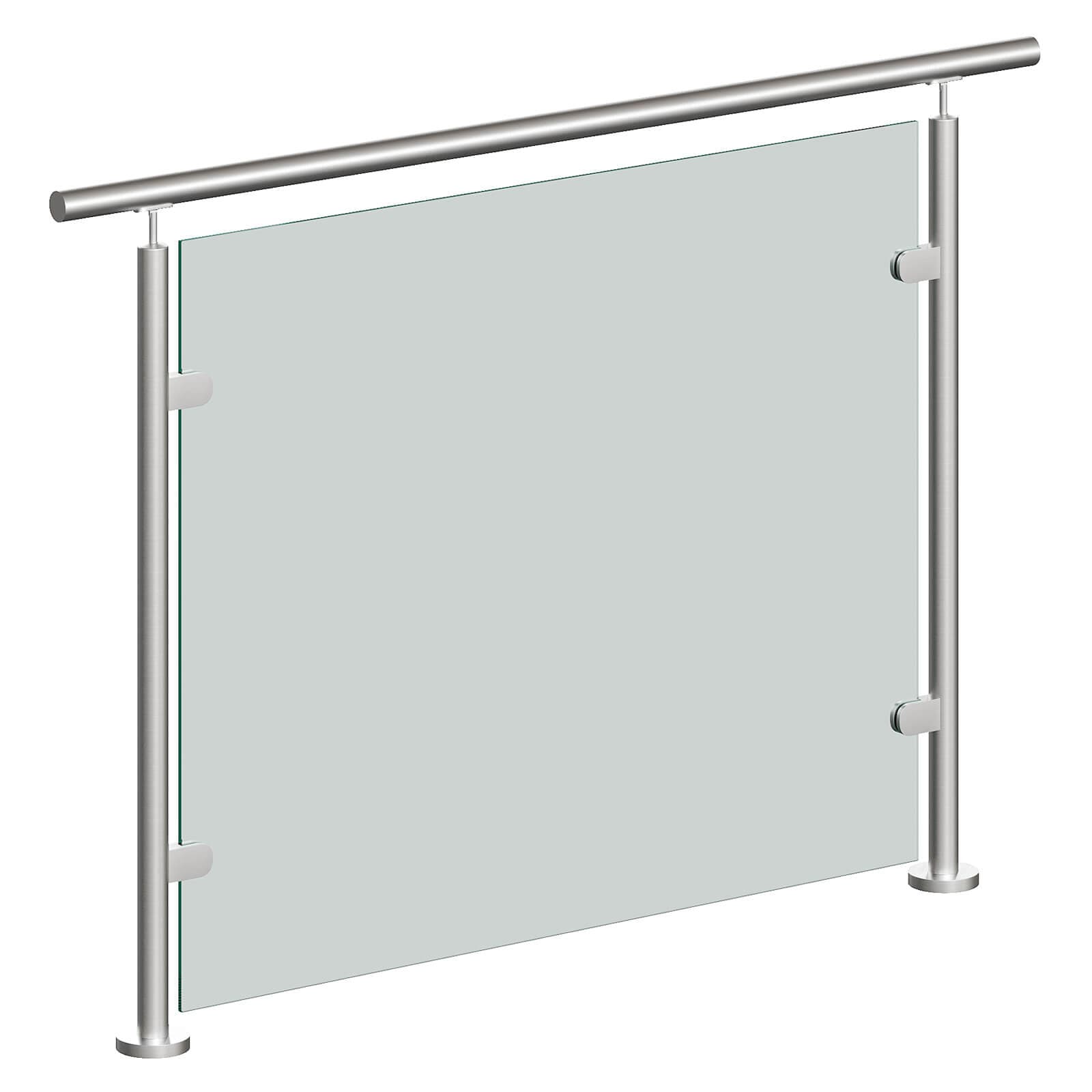 Glass Balustrade for Decking, Stairs and Balconies - 1030 x 1230mm