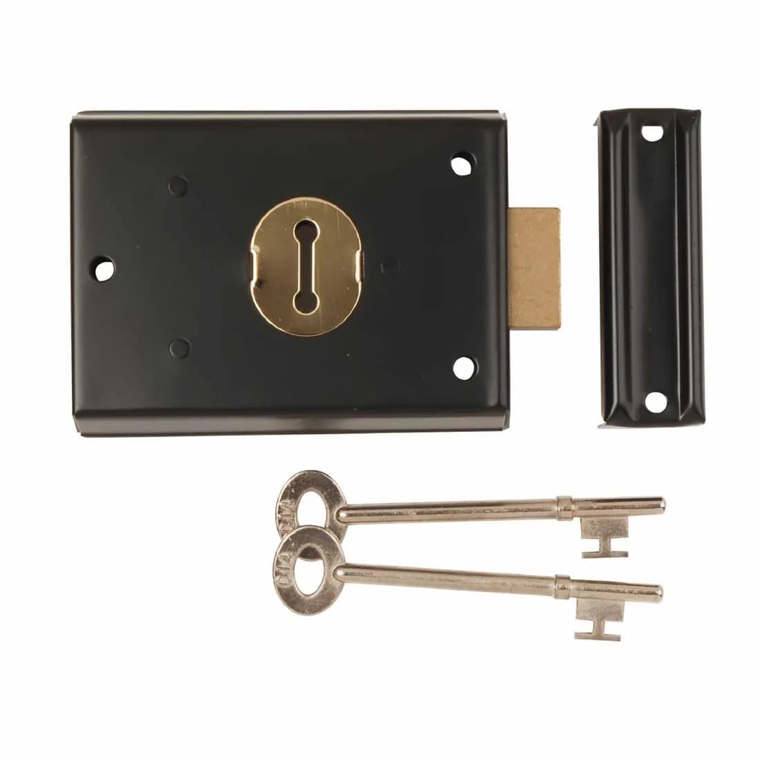 Double Handed Rim Deadlock Black 75 X 101Mm