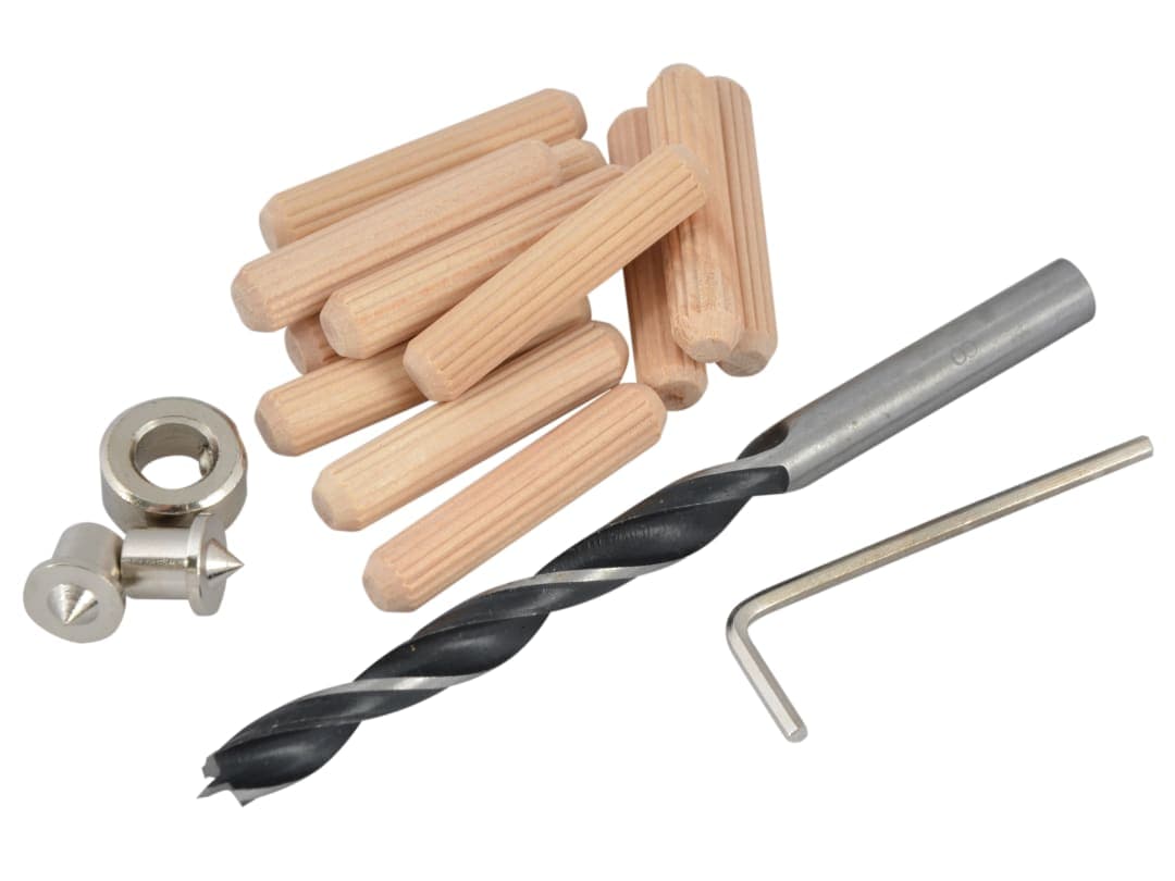 Faithfull Dowel Kit 8mm Drill & Points FAIDOWKIT8