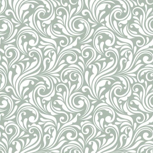 Acrylic Wall Panel - 896mm x 2400mm x 4mm Victorian Floral Sage