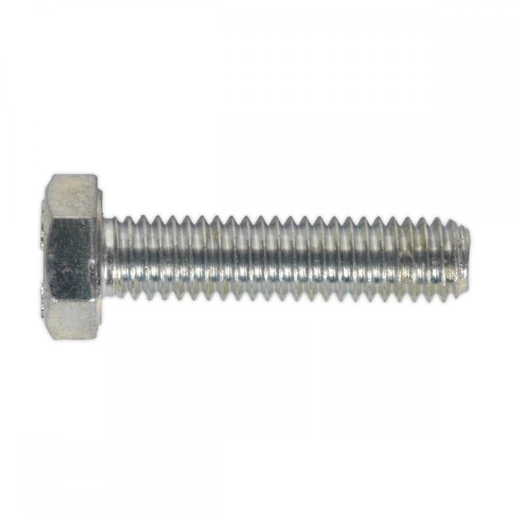 Sealey SS625 Ht Setscrew M6 X 25Mm 8.8 Zinc Pack Of 50