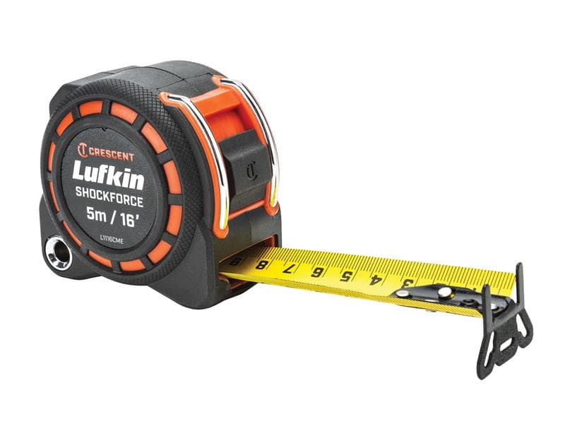 Crescent Lufkin® L1116CME2 Shockforce Dual-Sided Tape 5M/16Ft (Width 30Mm)