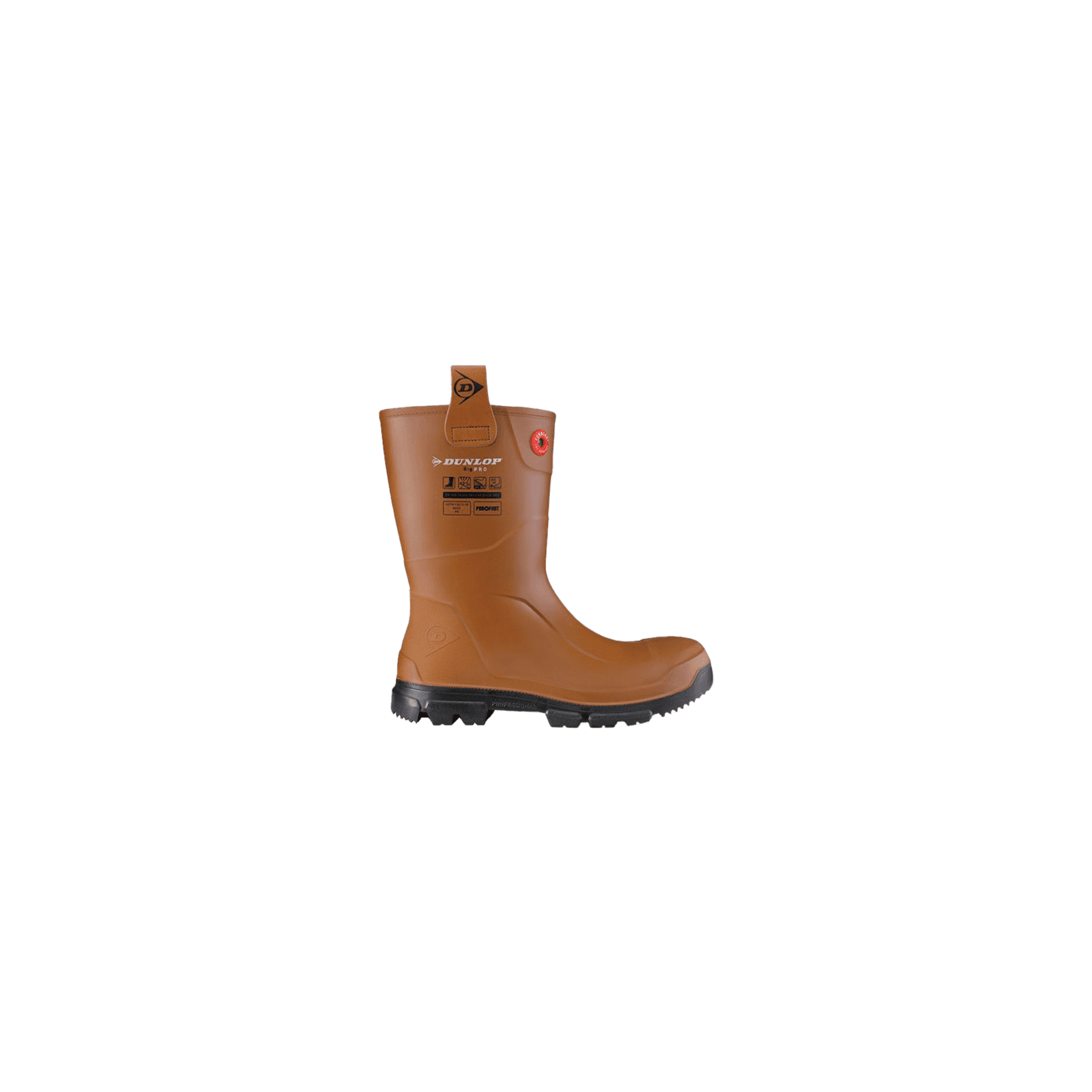 Dunlop Purofort Rigpro Full Safety Synthetic Fur Lining Wellington Size 11 35181-65705-12