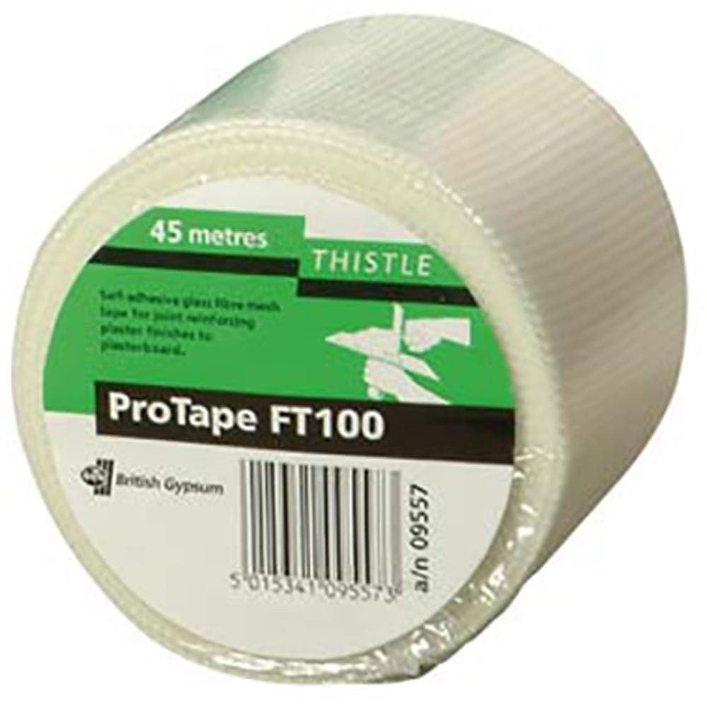 British Gypsum Thistle FT100 Self Adhesive Mesh Tape 45m x 100mm