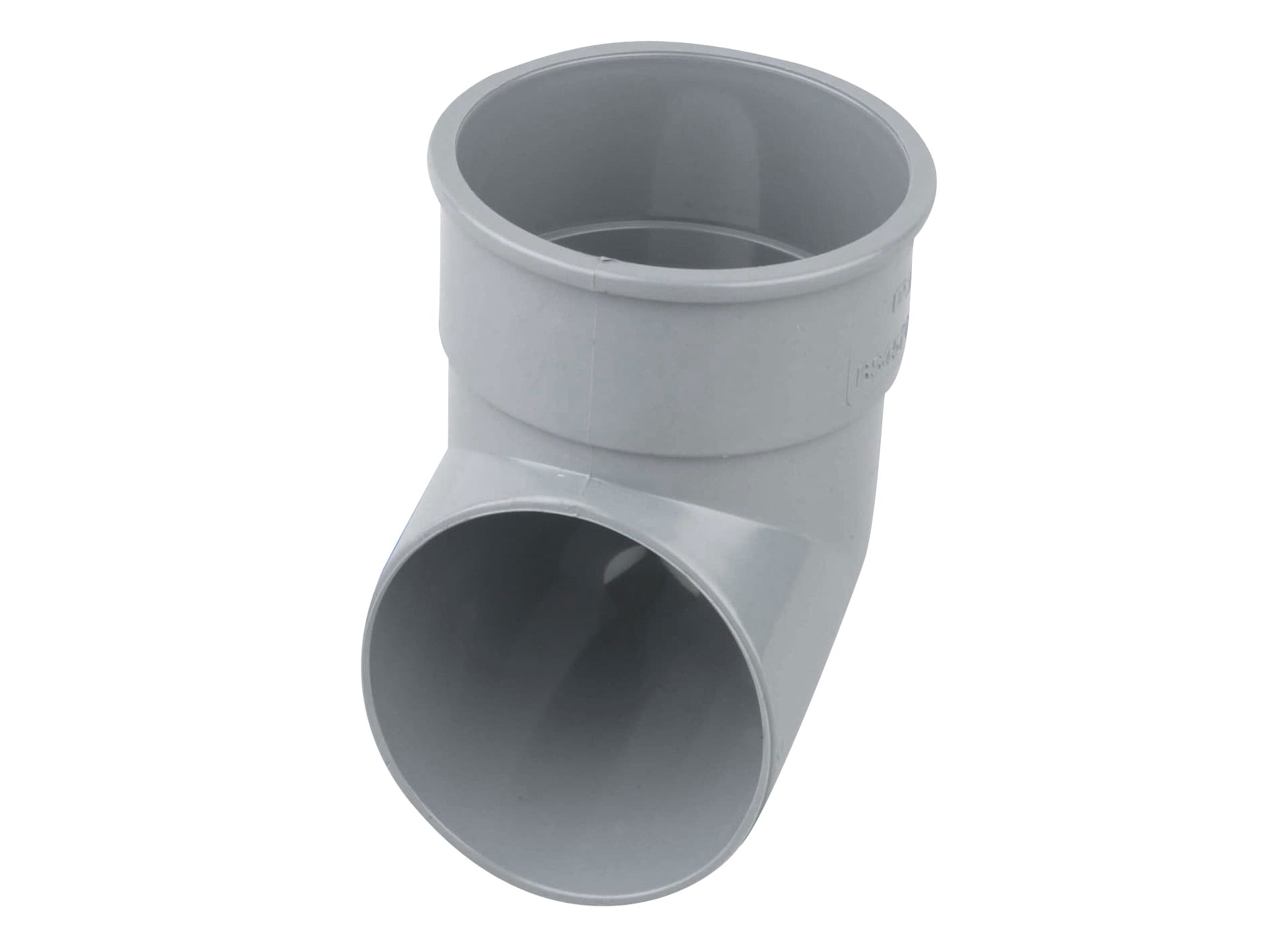 Wavin Osma RoundLine pipe shoe 68mm grey 0T037G