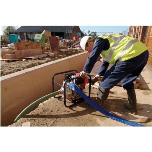 Obart PVC Reinforced Suction Hose Green 1in x 30m