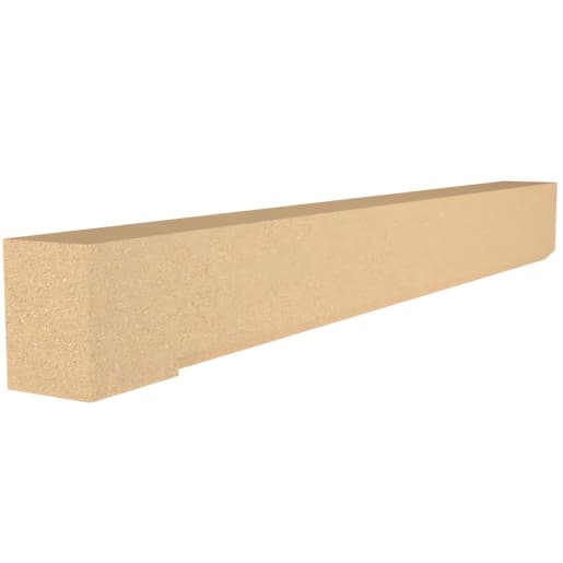Forticrete Brown Aggregate Head Chamfered DH3 Bath 2544 Rh Piece, Size: 1269x100x140mm