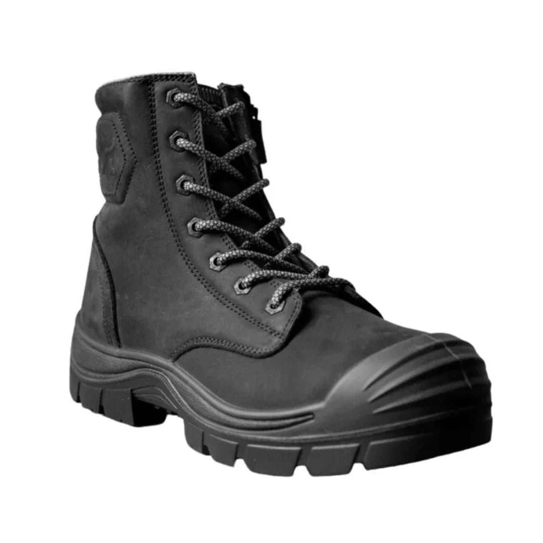 Munka Taurus Side Zip Work Boots - BLACK