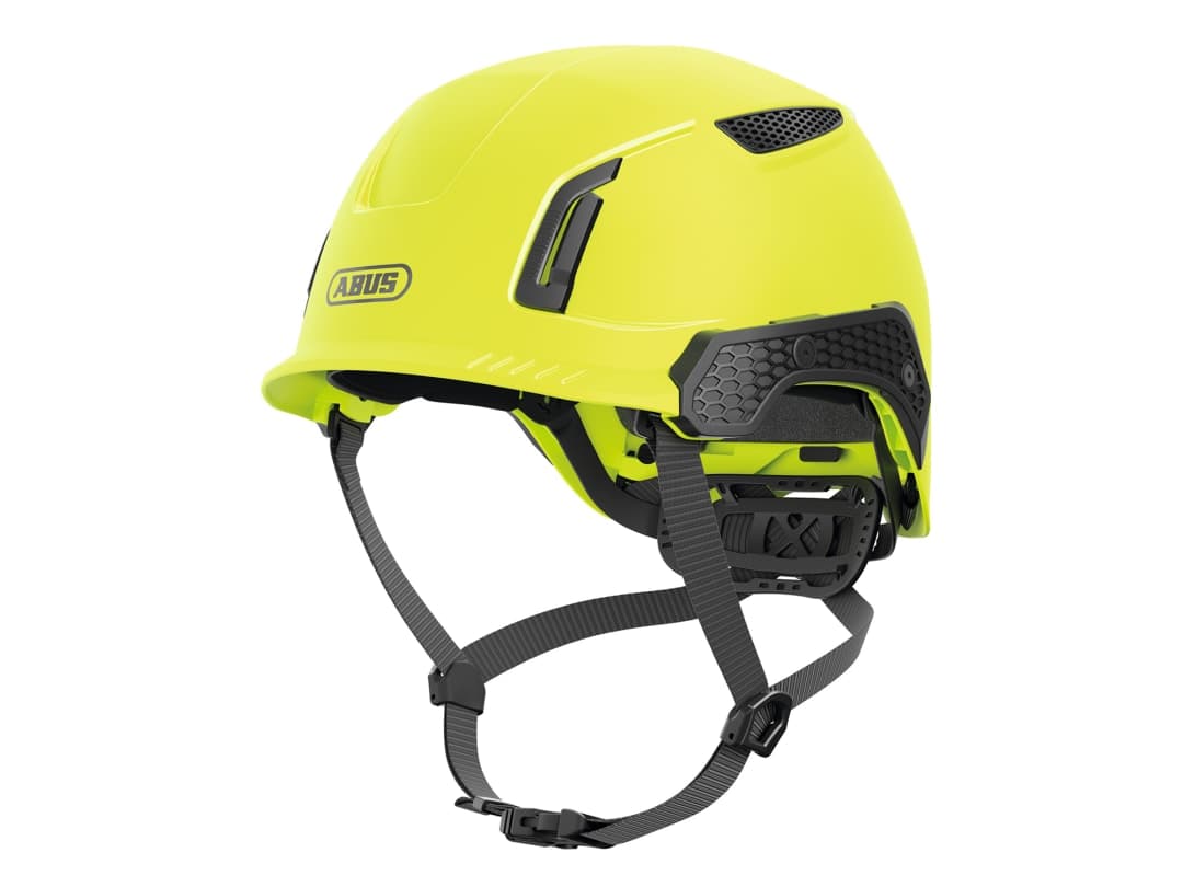 ABUS Mechanical SPECTOR-E Non-vented Safety Helmet Yellow 10094802-01