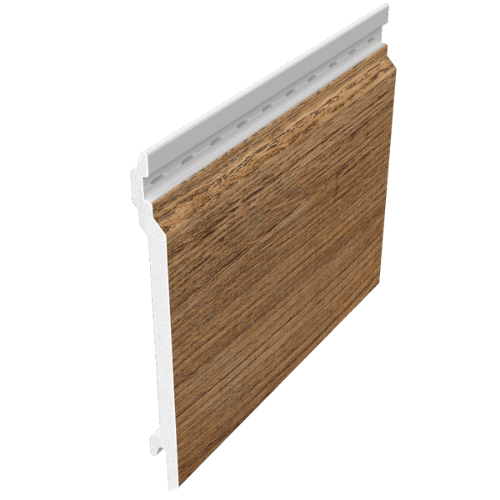 Naturale Wood Effect Cladding With V-Groove - 150mm x 5mtr Malted Oak - Pack of 4