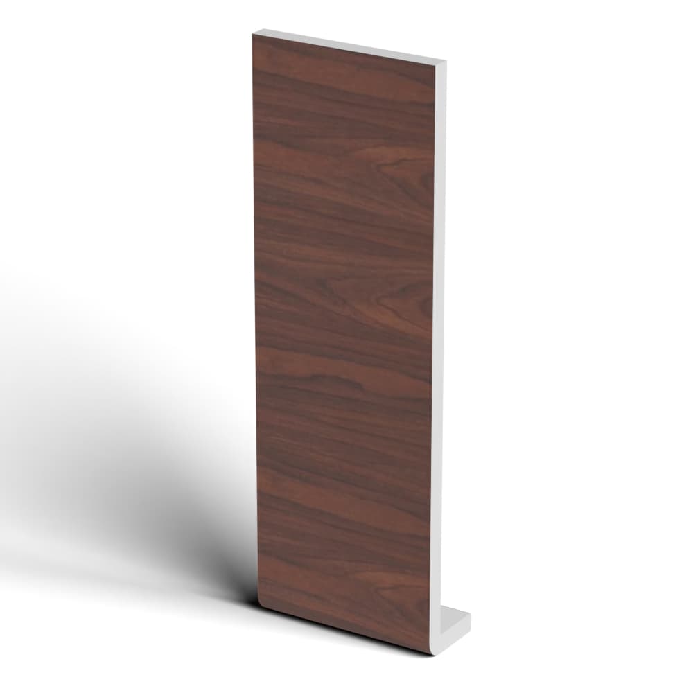 300mm Rosewood Woodgrain Fascia Capping Board - 10mm x 5mtr - Pack of 2