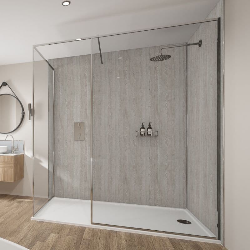 Laminate Wall Panel Square Edge - 1210mm x 2420mm x 11mm Silver Oak