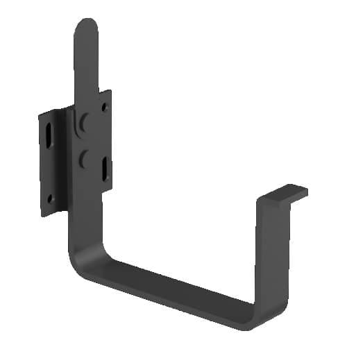 Square Steel Gutter Fascia Bracket - 125mm Graphite