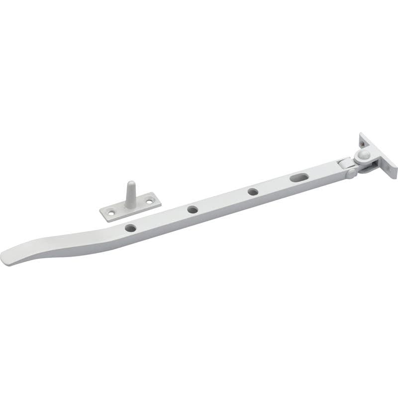 Window Casement Stay - 254mm - White - Hardware Solutions