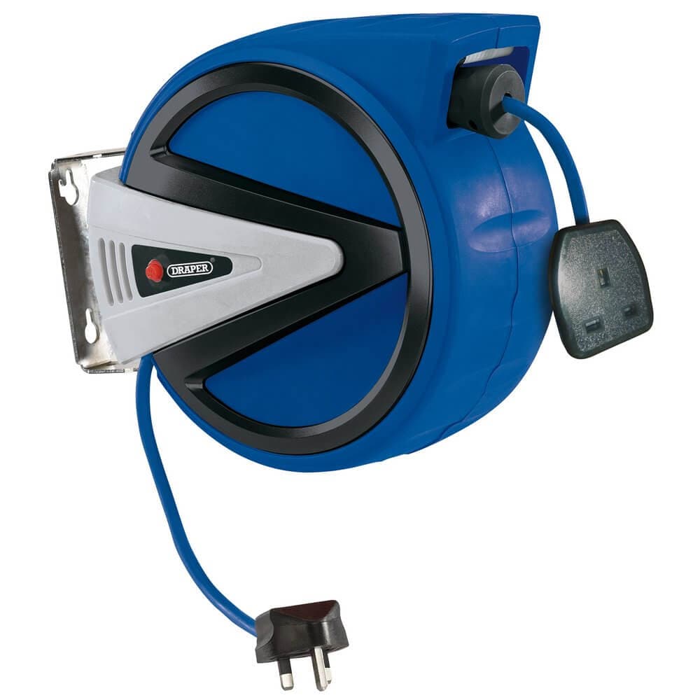 Draper 15052 230V Retractable Electric Cable Reel 20M each