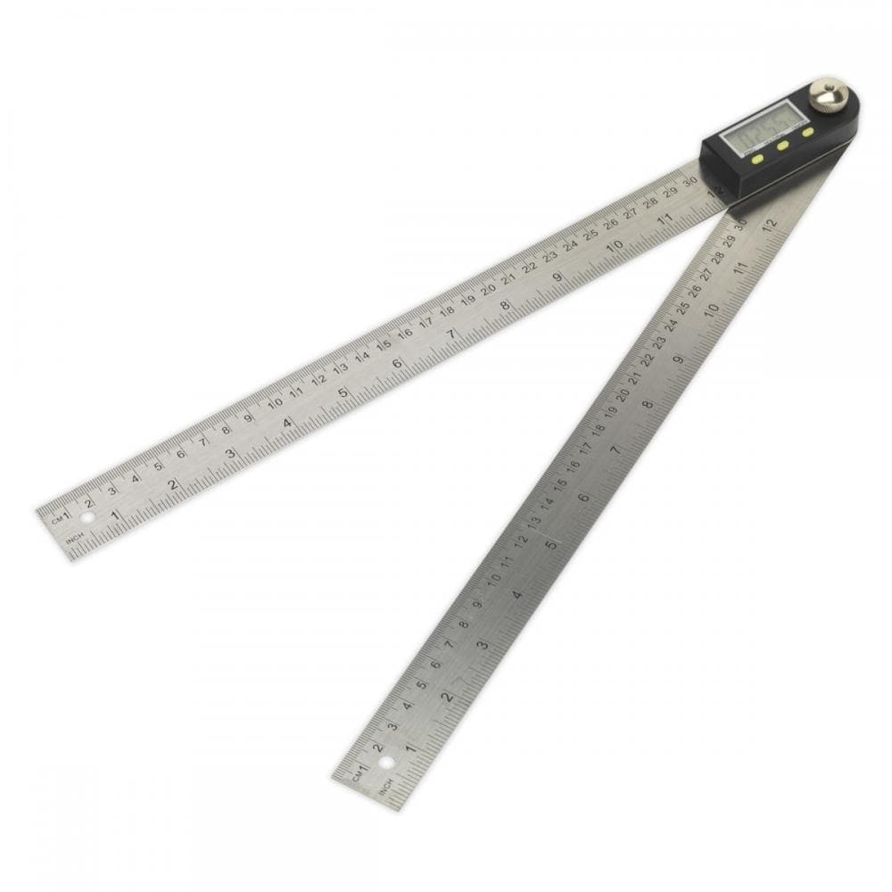 Sealey AK7300 Digital Angle Rule 300Mm(12in)